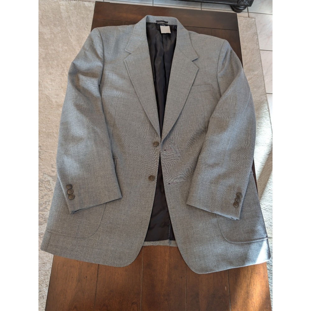 London Square Grey Blazer Sport Coat Jacket Men's 44L